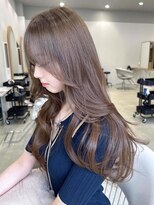 ノエシキカ(noe sikika) くびれヘア/アプリコットオレンジ/ハイライトカラー/栄e13