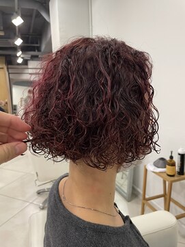 キーチェ 梅田中崎町(keych) スパイラルパーマ/レイヤーボブ[中崎町/梅田駅］