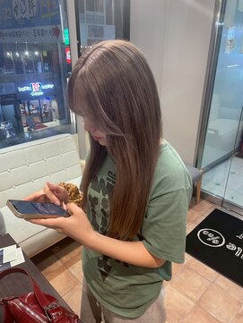 パーミル ヘア クマモト(permille ‰ hair Kumamoto) ミルクティーベージュ×うる艶