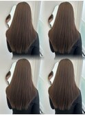 ブリーチなし！大人かわいいナチュラルブラウン&レイヤーカット