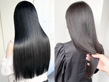 ユニック コウベ(unique KOBE)の写真/【神戸三宮駅すぐ】髪の骨格・土台を整える《髪質改善矯正（ストレート）》は手触り◎クセ&うねりに♪