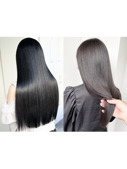 【神戸三宮駅すぐ】髪の骨格・土台を整える《髪質改善矯正（ストレート）》は手触り◎クセ&うねりに♪