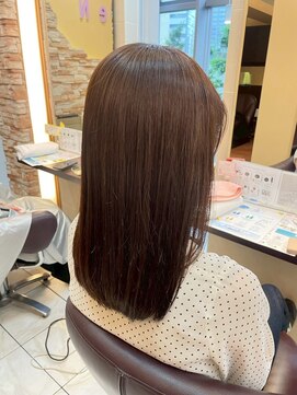 ルページ 千葉(lpage) 髪質改善/顔周りレイヤーカット/グレージュ[千葉/千葉駅]