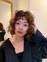 ノットバイベル 大宮(knot by belle)&nbsp;◎ボブパーマ/ココアベージュ/オン眉/ボブレイヤー/小顔/大宮駅