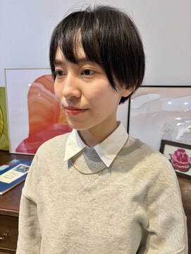 ヘアーアイストゥーレ(HAIR ICI TRE) 20代30代40代/ハンサムショートパーマ/秋カラ冬カラー/ボブ