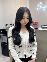 ソヨン 心斎橋店(SOYON)&nbsp;ナチュラルレイヤー　艶髪ウェーブ