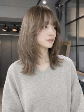 ロフティー 清澄白河(LOFTY) ミディアムレイヤー/前髪あり/髪質改善/清澄白河/錦糸町/森下