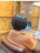 アドラーブル 長岡新保店(adorable)&nbsp;丸みショートボブ◎30代40代50代60代小顔×大人可愛い