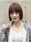 ◎切りっぱなしボブタッセルボブ顔まわりレイヤーボブミニボブ