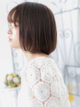 メルア バイ エイト つくば研究学園(Meluah by 8) 研究学園/髪質改善/モカブラウン×美髪♪ミニマルボブc