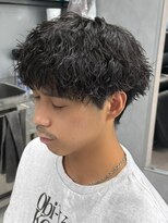 エルマーク 和歌山(L-MARK)&nbsp;ツイストスパイラルパーマ/メンズ/眉毛/短髪/フェザーパーマ