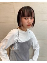 トイロ 横浜(Toiro)&nbsp;アンブレラカラーボブインナーカラーボブ切りっぱなしボブ