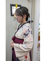 ヘアークラフト アンジュ(Hair craft ange)&nbsp;編みこみアップ