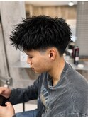 テーパーフェード大人ショート