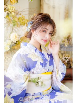 ヘアメイクサロン シャルメ(Hair Make Salon CHARMER)の写真/JR新宿駅徒歩6分!早朝7時~OK[ヘアセット￥2000]夏祭りや花火!イベントにも![ヘアセット+浴衣着付け￥5700]