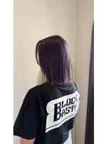 ヴィアンカ(Vianca) 切りっぱなしボブ×ピンクラベンダー