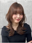 ダークパープル/髪質改善/縮毛矯正/オリーブベージュ/立川