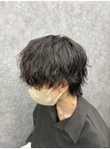 スパイキーショート/ベリーショートメンズ/シャドウパーマ