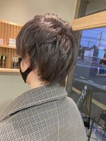 スーリール 福岡別府店(Sourire)&nbsp;ダークシルバー　ツーブロシュートスタイル