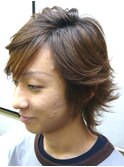 メンズのクセ毛にボリュームを抑え動きをつけるストカル