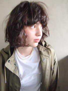 ナヌーク シブヤ(nanuk shibuya) 【nanuk】∞ 決めすぎずにラフな質感ボブ ∞