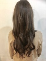 ルチア ヘア フィル 天王寺店(Lucia hair fill) アッシュベージュ×ゆる巻きロング