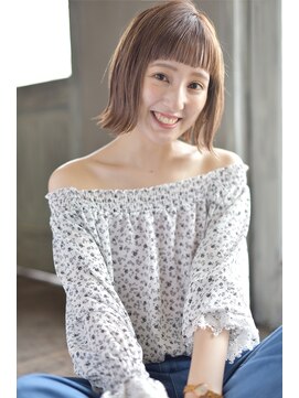 ナナナ パレナ 宝塚店(nanana parena) 大人かわいい切りっぱなしボブ☆外ハネ　【nanana parena】