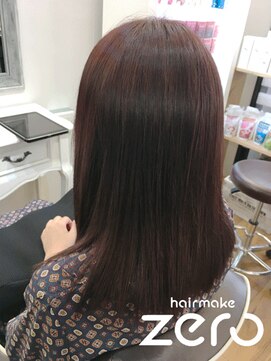 ヘアメイクゼロ 坂戸駅前店(hairmake zero) ゼフィラム　エヌドット　レッドロゼ