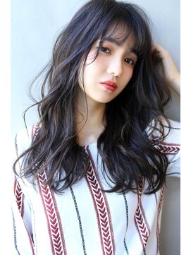 ブラン 天王寺(Blanc) 【Blanc/天王寺】黒髪/無造作カール/ロング 1