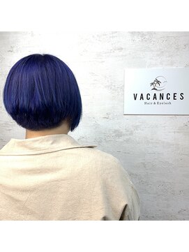 バカンス(VACANCES) デニムカラー　ブルー