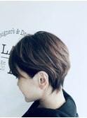 3Dカラー耳かけハンサムショート