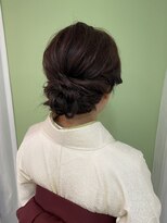 ☆ShellBearヘアアレンジ☆振袖/袴/着物/銀座/東銀座/ヘアセット