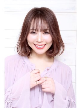 オーシャン(Ocean) [OCEAN Hair&Life藤原純] ふんわりワンカールパーマボブ☆