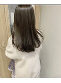 髪質改善アッシュカラー