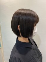 ロンド ルージュ 銀座店(Lond rouge) 平行ボブ耳掛けボブ