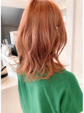 キャアリー(Caary) 福山市イルミナカラー人気caary大人かわいい外ハネピンク