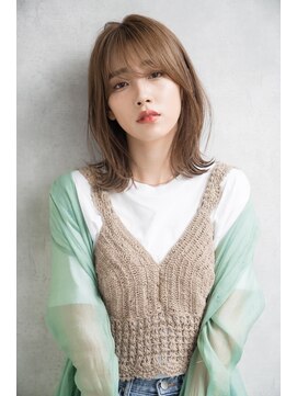 ウト(Uto) ゆるふわ外ハネミディ♪