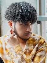 アルファ 新宿(alpha)&nbsp;サーフカール/ 刈り上げセンターパート/ブルーブラック[新宿駅]