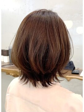 コンティロミー(CONTI ROMMY.) 艶の極み☆ピンクベージュ◎くびれボブ/コンティ田中/本厚木