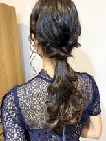 イオエ(ioe)&nbsp;前髪/アンブレラカラー/こなれミディ/イメチェン/ウェーブパーマ