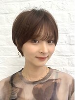 前髪カット　斜めバング　マッシュヘアー　おおばたける