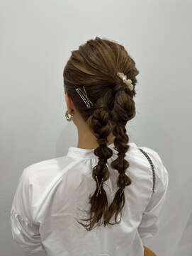 フローレバイヌンク(Flore by nunc) 【巣鴨】【大塚】結婚式ツインアレンジ♪