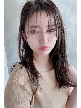 ヘアーズ ベリー 石山店(hairs BERRY) BERRYレイヤーロング黒髪美髪グレーベージュくびれミディ