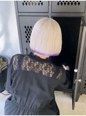 ホワイト×パープル　　久保山担当