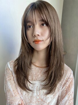 ガーデン 銀座(GARDEN) フルバング×ミディアム×ハッシュカット×レイヤー/髪質改善