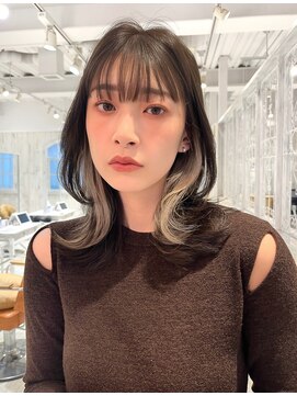 レイラバイアフロート 吉祥寺(Lila by afloat) 韓国ヘア/イヤリングカラー/くびれヘア/ぱっつん前髪