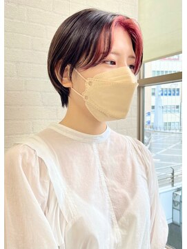 ソソ(soso) 【soso 伊勢田】ハンサムショート×インナー【横浜/ブリーチ】