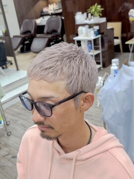 シンプル(Simple) ホワイトおしゃれボウズ