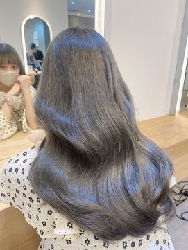 ジーナ 船橋(Zina) 髪質改善＊ロングレイヤーグレーベージュ＊美髪【Zina船橋】