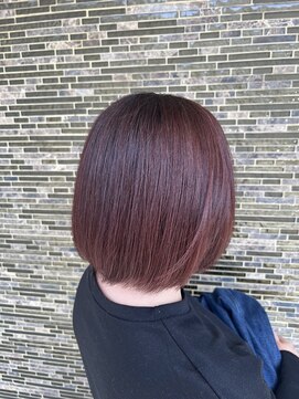 ヘアーアトリエ ラフェル(hair atelier Rafel) ボブ/ピンクパープルカラー
